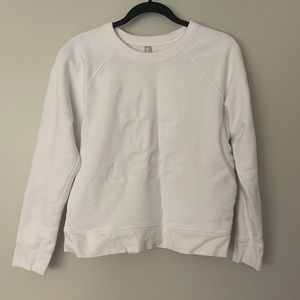 Athleta- Limitless Sweatshirt- Size Medium - Color White